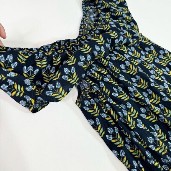 Style & Co. Dress Womens 2X Blue Off Shoulder Maxi NWT Cottagecore bloomcore - Picture 6 of 11